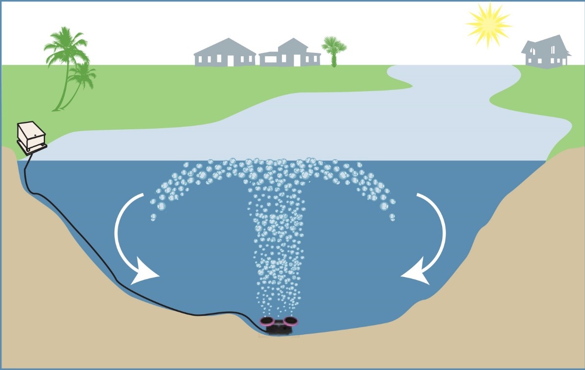 Why use an aeration system for your pond or lake